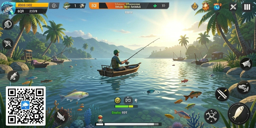 Tangkapan ikan besar di dalam game 8QR yang menegangkan