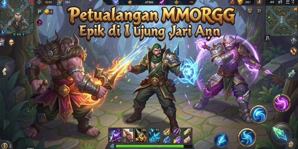 Tampilan gameplay AT866 yang menarik dan seru dalam petualangan MMORPG.