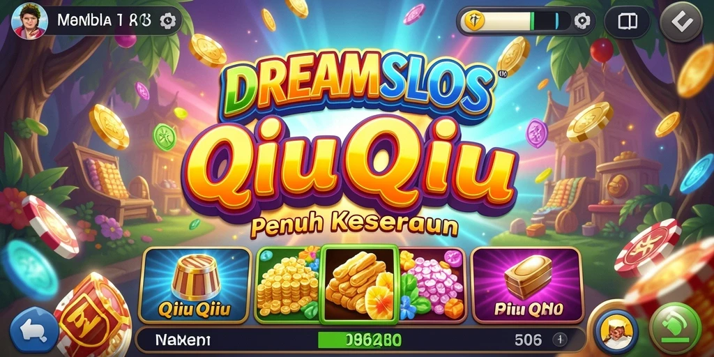 Tampilan gameplay QiuQiu yang seru dan menantang di DREAMSLOTS.