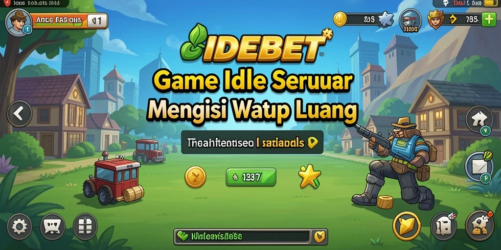 Tampilan gameplay IDEBET yang menarik dan santai.