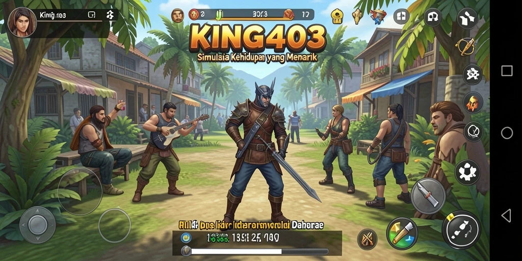 Tampilan gameplay KING403 yang menarik dan interaktif.