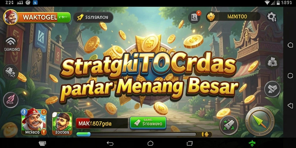 Menampilkan aksi mendebarkan dalam permainan strategi WAKTOGEL.
